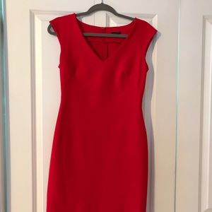 Red Ann Taylor dress. Size 4